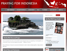 Tablet Screenshot of prayingforindonesia.com